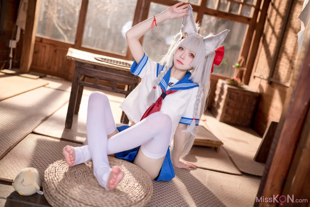 Coser@九柒喵: 朝凪 JK (37 photos)