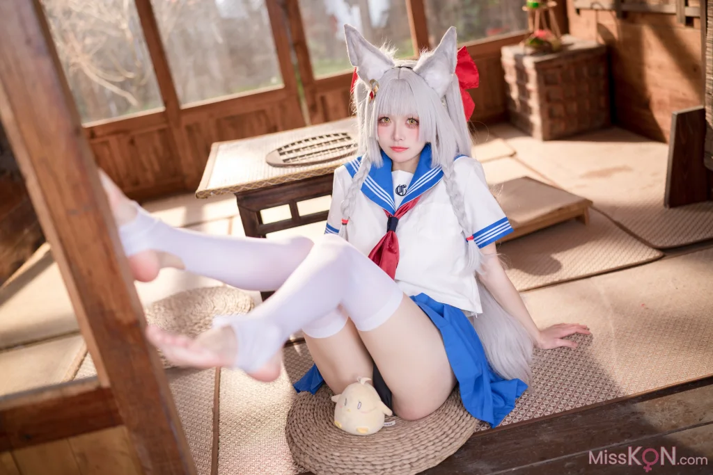 Coser@九柒喵: 朝凪 JK (37 photos)