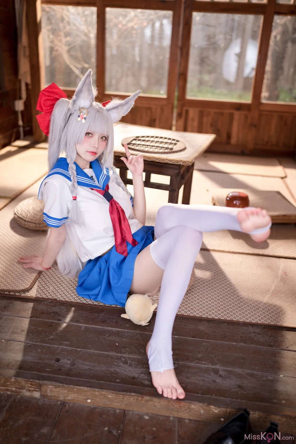 Coser@九柒喵: 朝凪 JK (37 photos)