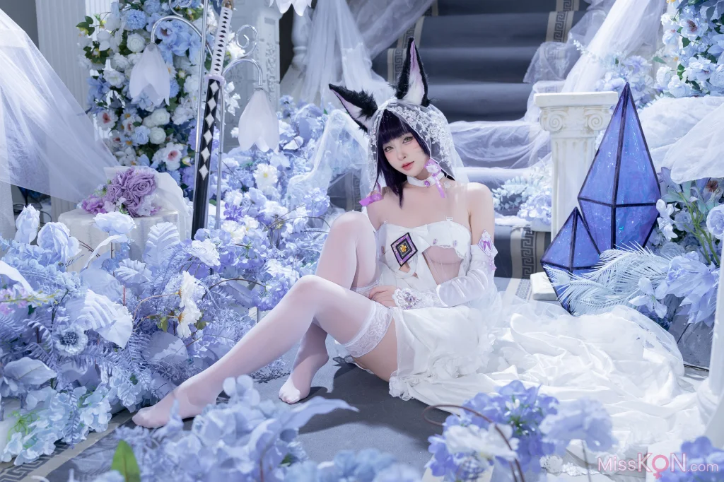 Coser@清水由乃: 碧蓝航线 武藏 紫藤花 (51 photos + 1 video) – Page 2