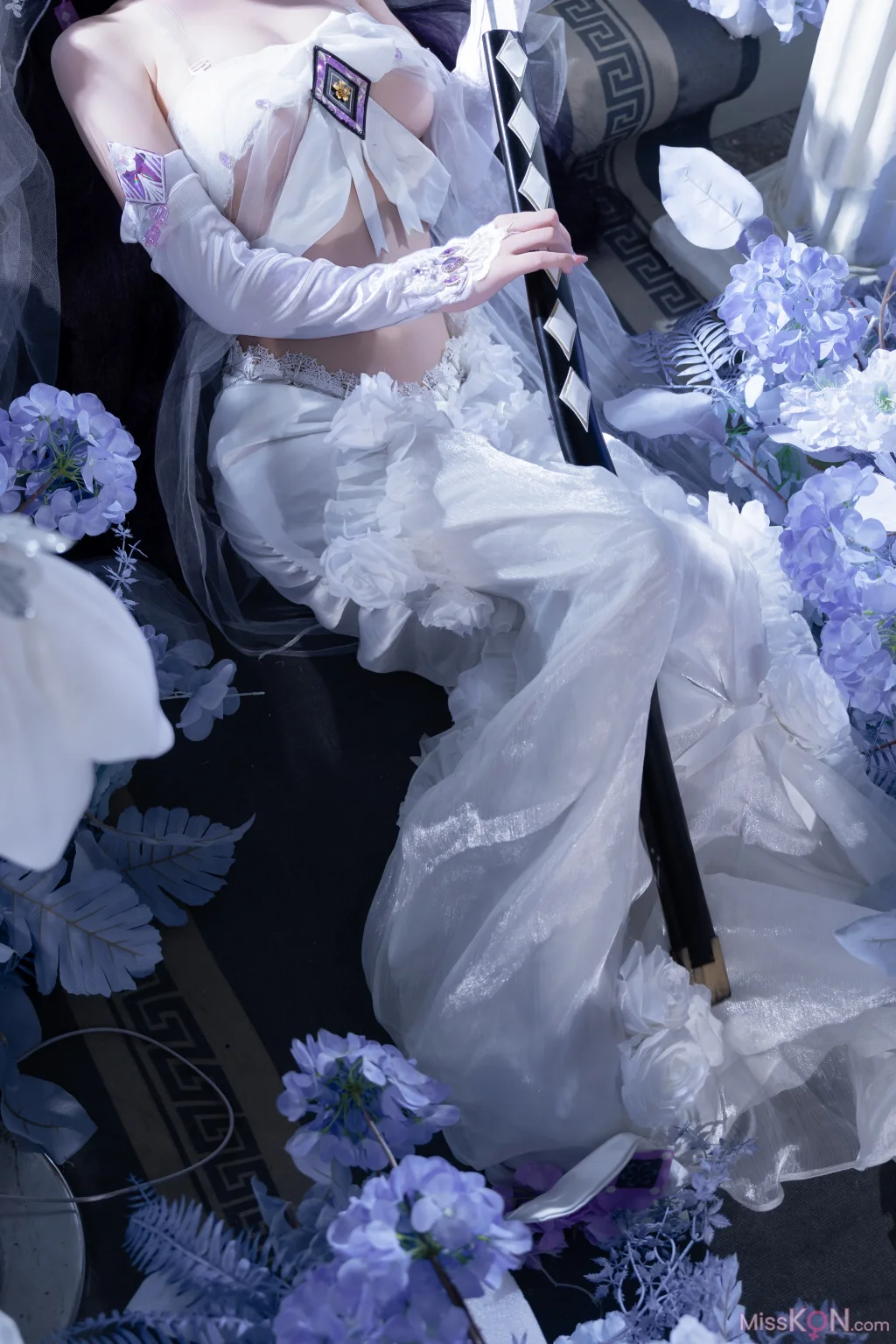 Coser@清水由乃: 碧蓝航线 武藏 紫藤花 (51 photos + 1 video) – Page 3