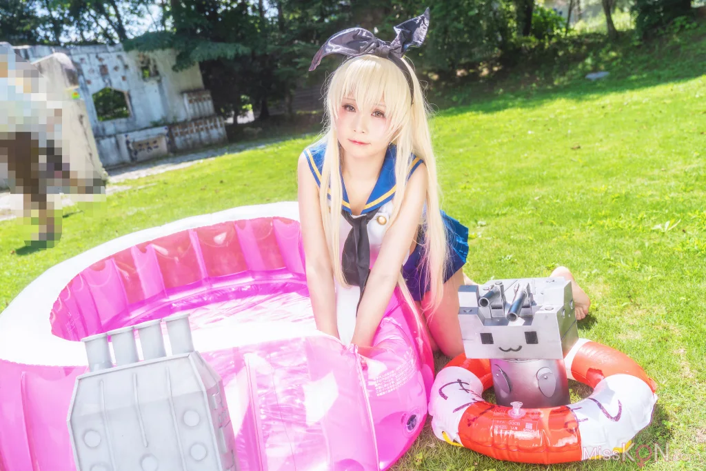 Coser@Kurumi (クルミ): 島風の後方をずっと見守りたい Shimazake no kouhou o zutto mimamoritai! (198 photos + 1 video)