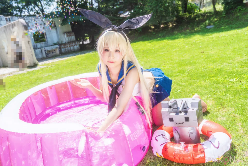 Coser@Kurumi (クルミ): 島風の後方をずっと見守りたい Shimazake no kouhou o zutto mimamoritai! (198 photos + 1 video)