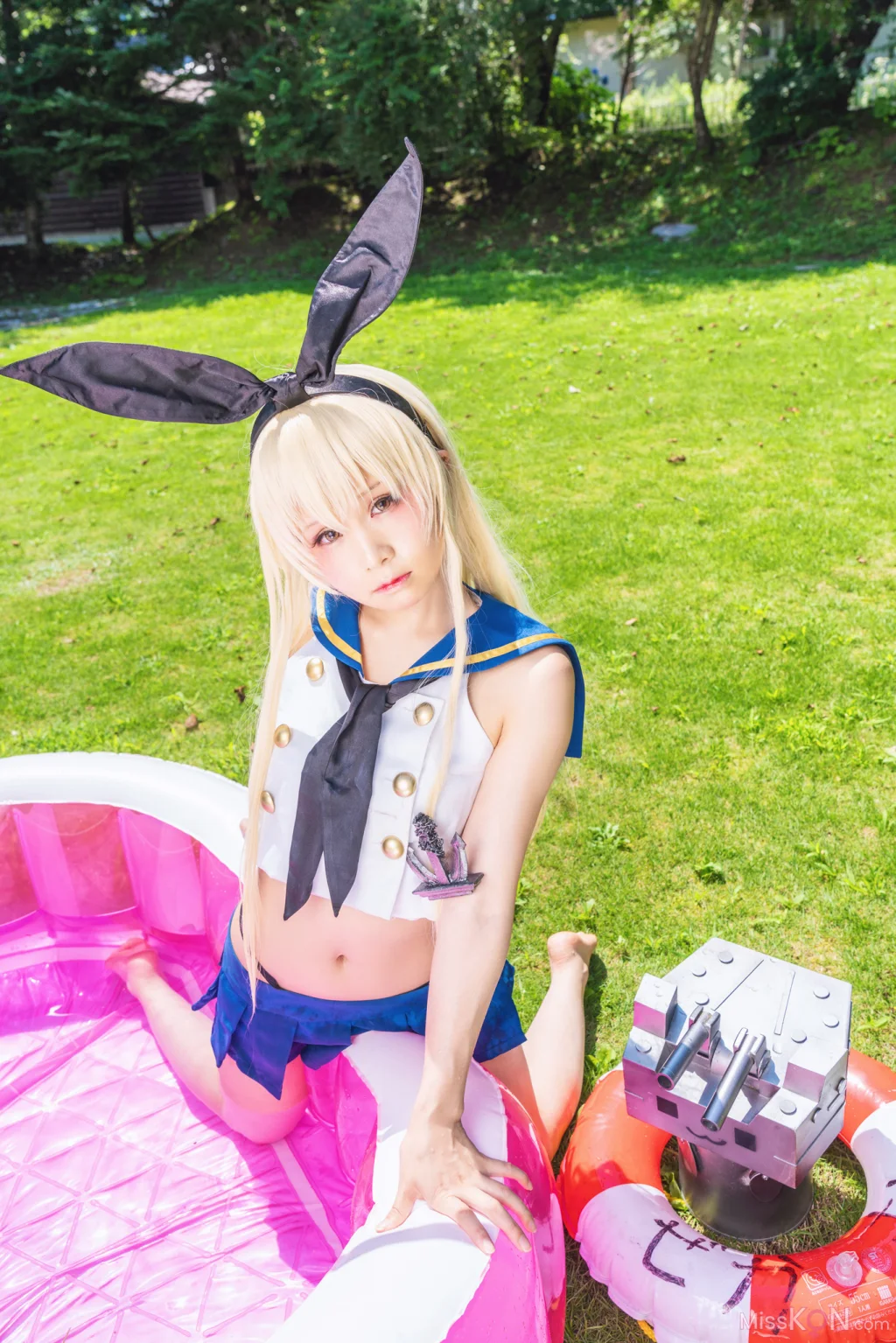 Coser@Kurumi (クルミ): 島風の後方をずっと見守りたい Shimazake no kouhou o zutto mimamoritai! (198 photos + 1 video)