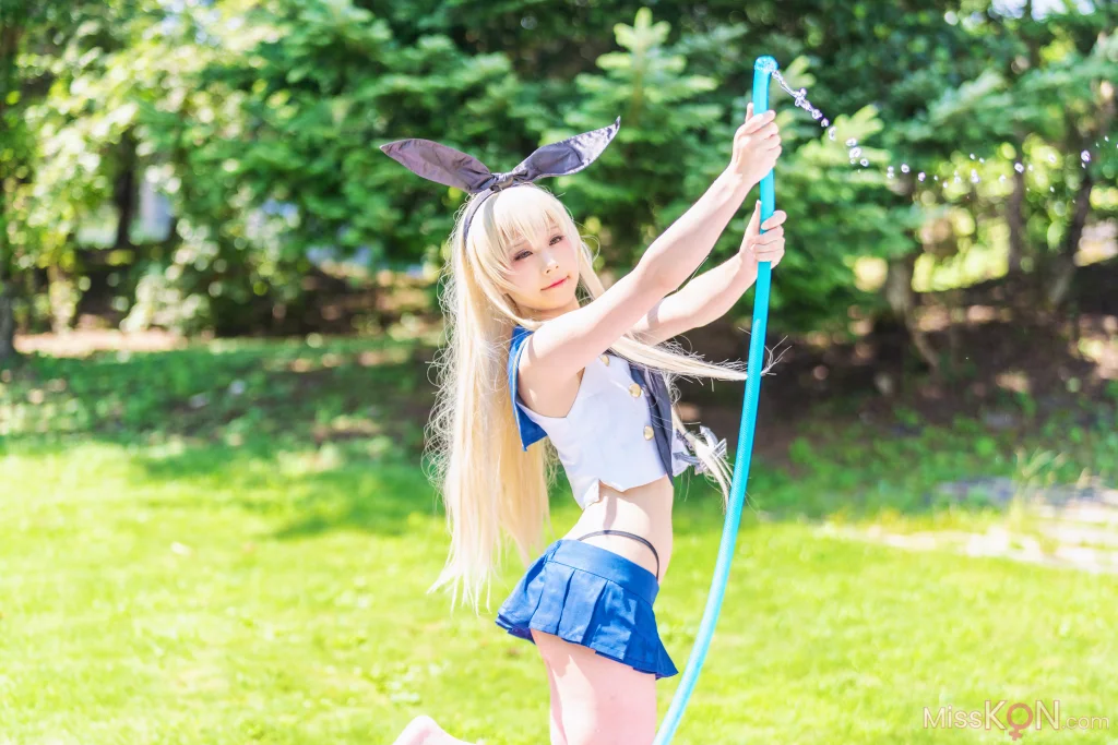 Coser@Kurumi (クルミ): 島風の後方をずっと見守りたい Shimazake no kouhou o zutto mimamoritai! (198 photos + 1 video)