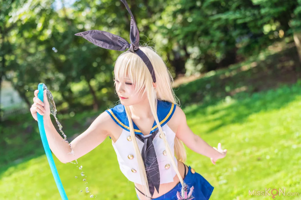 Coser@Kurumi (クルミ): 島風の後方をずっと見守りたい Shimazake no kouhou o zutto mimamoritai! (198 photos + 1 video)