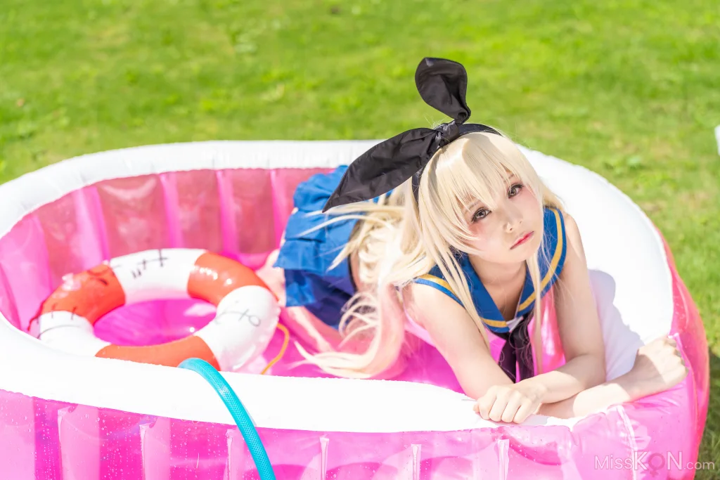 Coser@Kurumi (クルミ): 島風の後方をずっと見守りたい Shimazake no kouhou o zutto mimamoritai! (198 photos + 1 video)