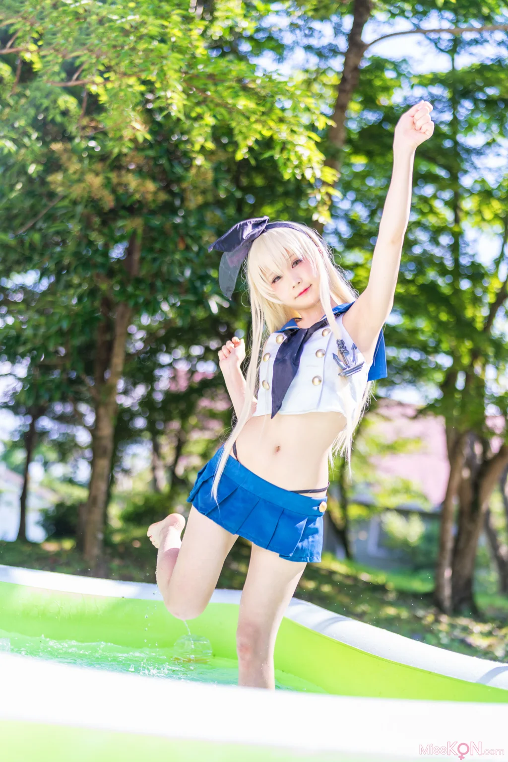 Coser@Kurumi (クルミ): 島風の後方をずっと見守りたい Shimazake no kouhou o zutto mimamoritai! (198 photos + 1 video)