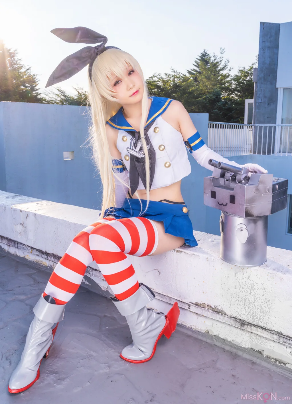 Coser@Kurumi (クルミ): 島風の後方をずっと見守りたい Shimazake no kouhou o zutto mimamoritai! (198 photos + 1 video) – Page 2