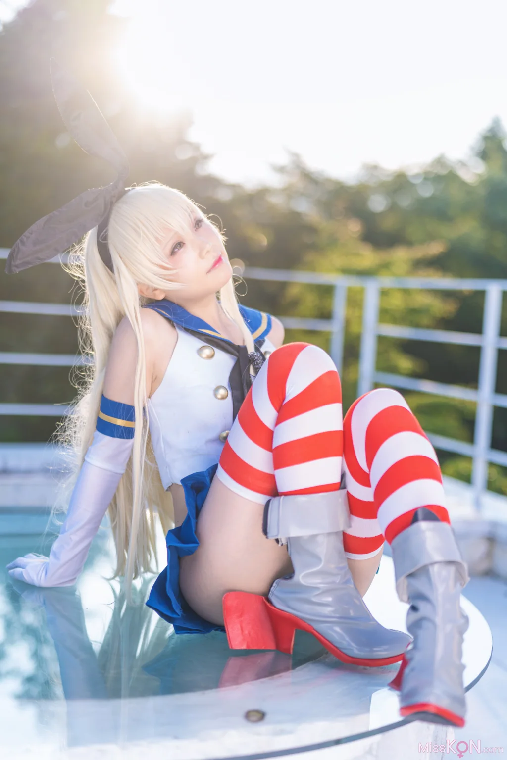 Coser@Kurumi (クルミ): 島風の後方をずっと見守りたい Shimazake no kouhou o zutto mimamoritai! (198 photos + 1 video) – Page 3