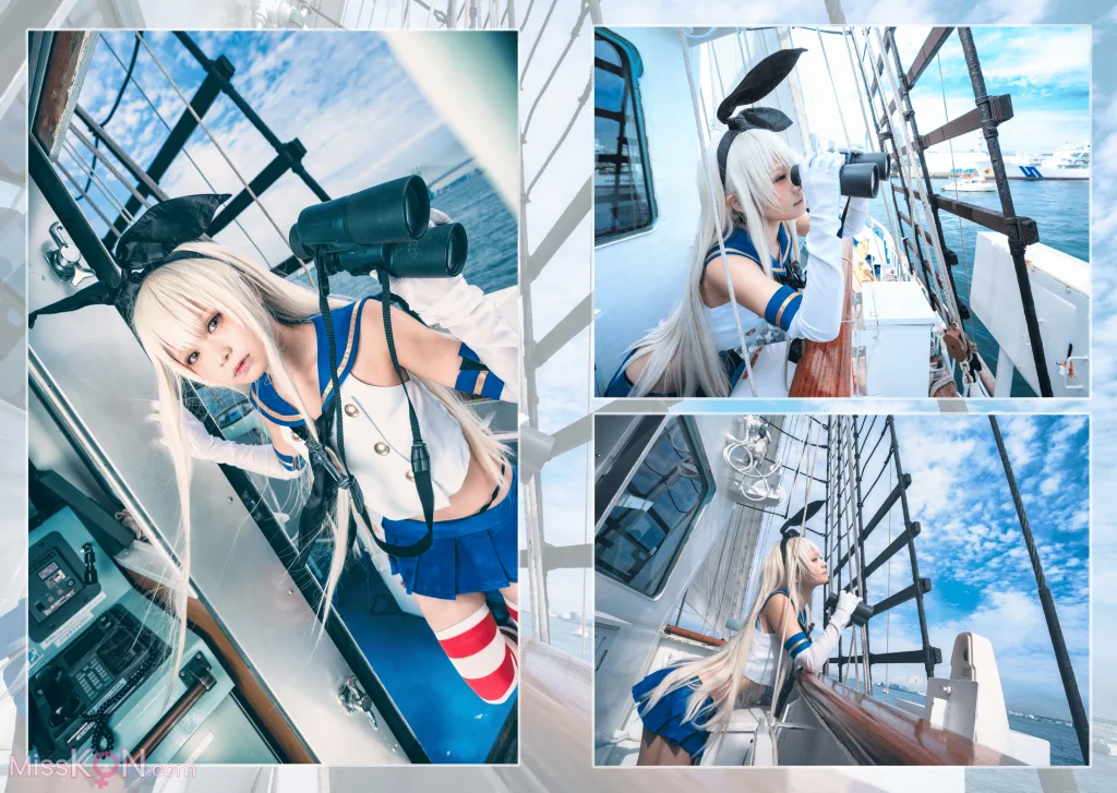 Coser@Kurumi (クルミ): Shimakaze Summer Vacation (17 photos) – Page 2