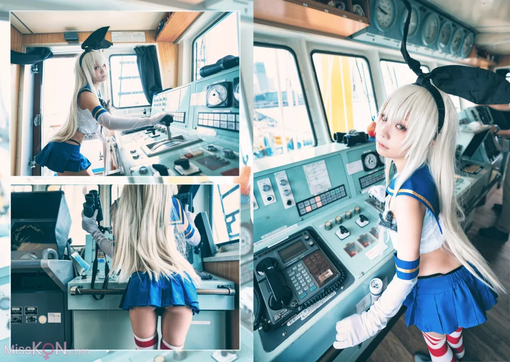 Coser@Kurumi (クルミ): Shimakaze Summer Vacation (17 photos) – Page 2