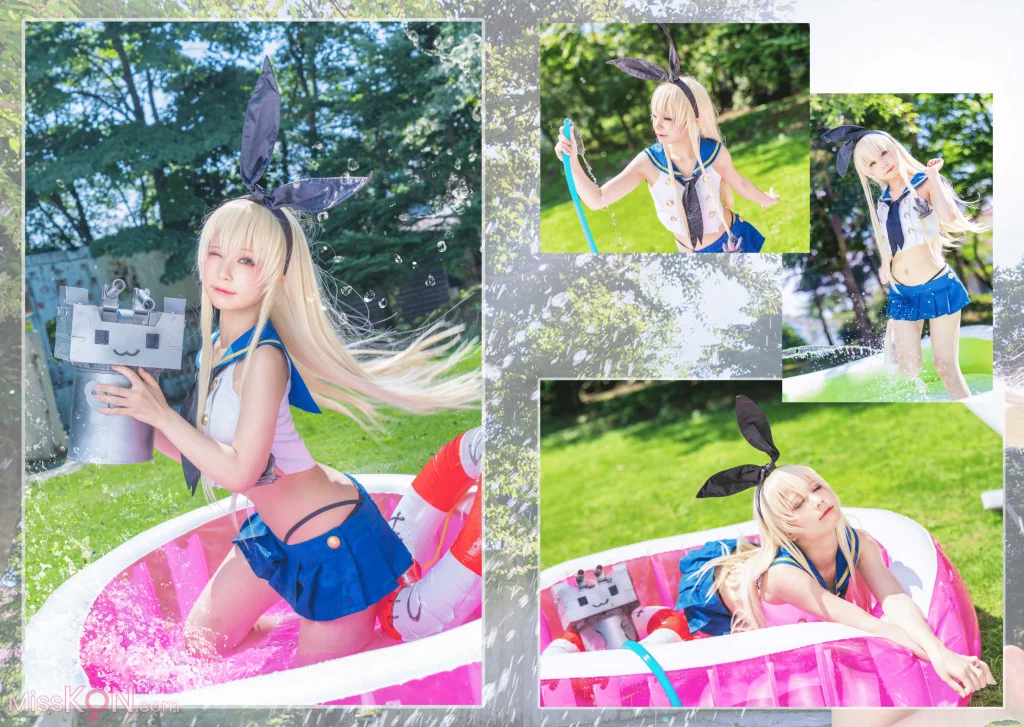 Coser@Kurumi (クルミ): Shimakaze Summer Vacation (17 photos) – Page 2