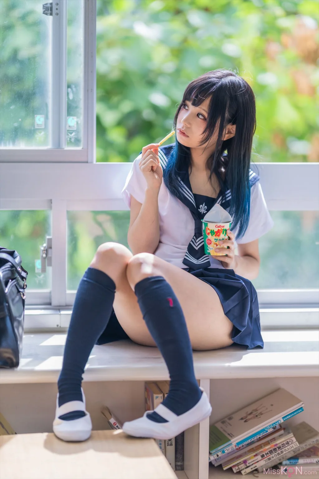 Coser@Kurumi (クルミ): 放課後制服デート ～僕の彼女は童顔ロリ～ (484 photos)