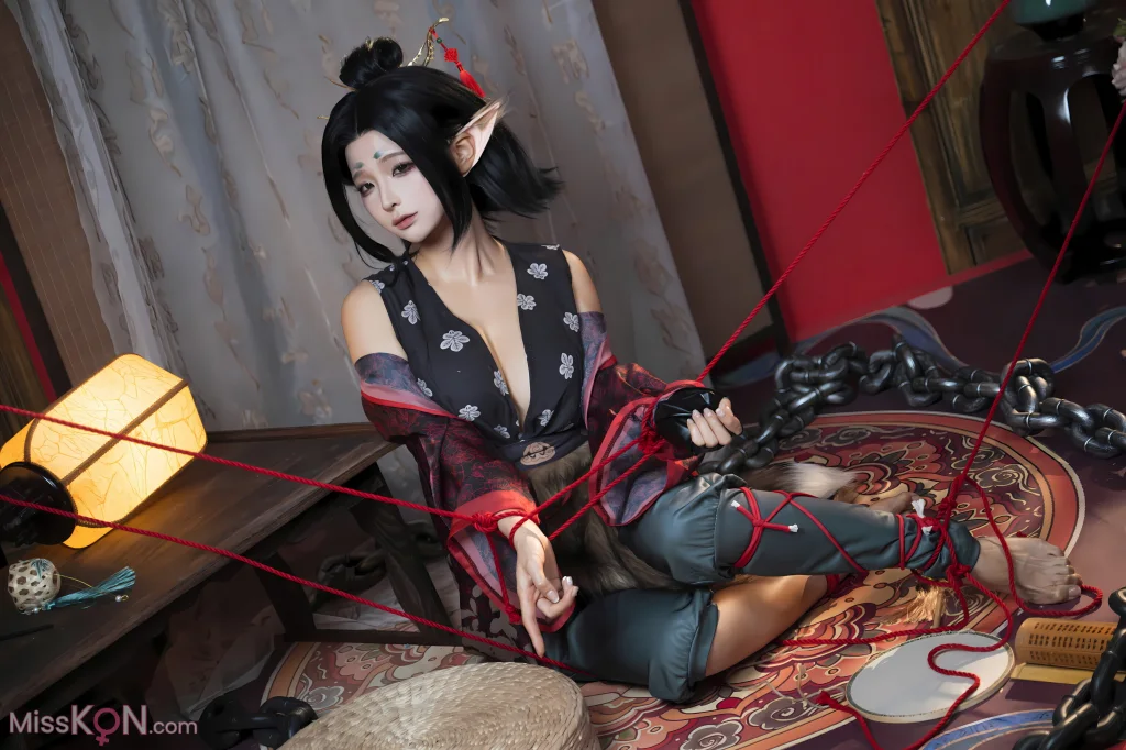Coser@蠢沫沫 (chunmomo): 黑神话 萍萍 (138 photos)