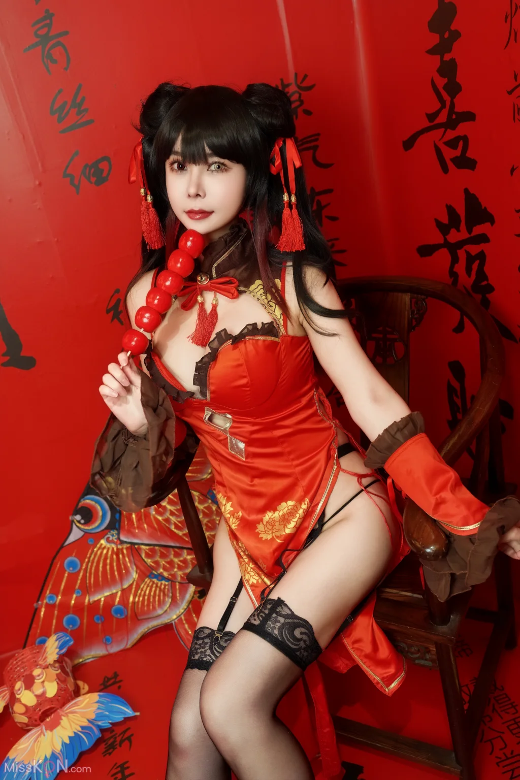 Coser@亚马逊鲶鱼: 时崎狂三 旗袍 (25 photos) – Page 2