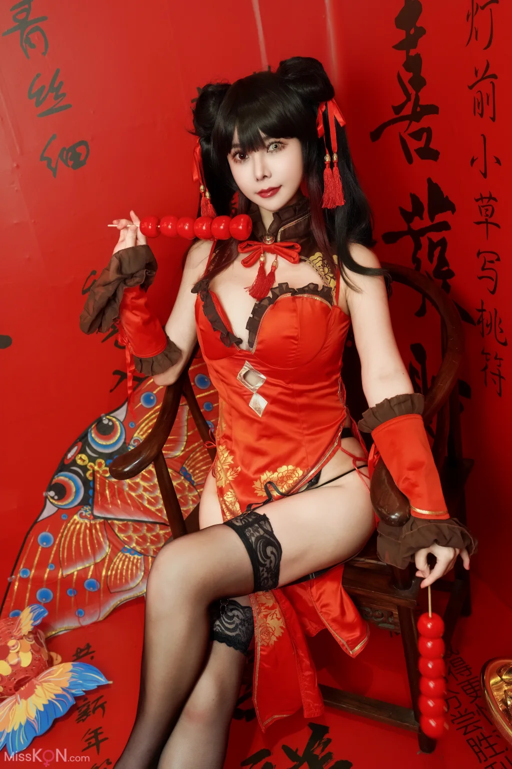 Coser@亚马逊鲶鱼: 时崎狂三 旗袍 (25 photos) – Page 2