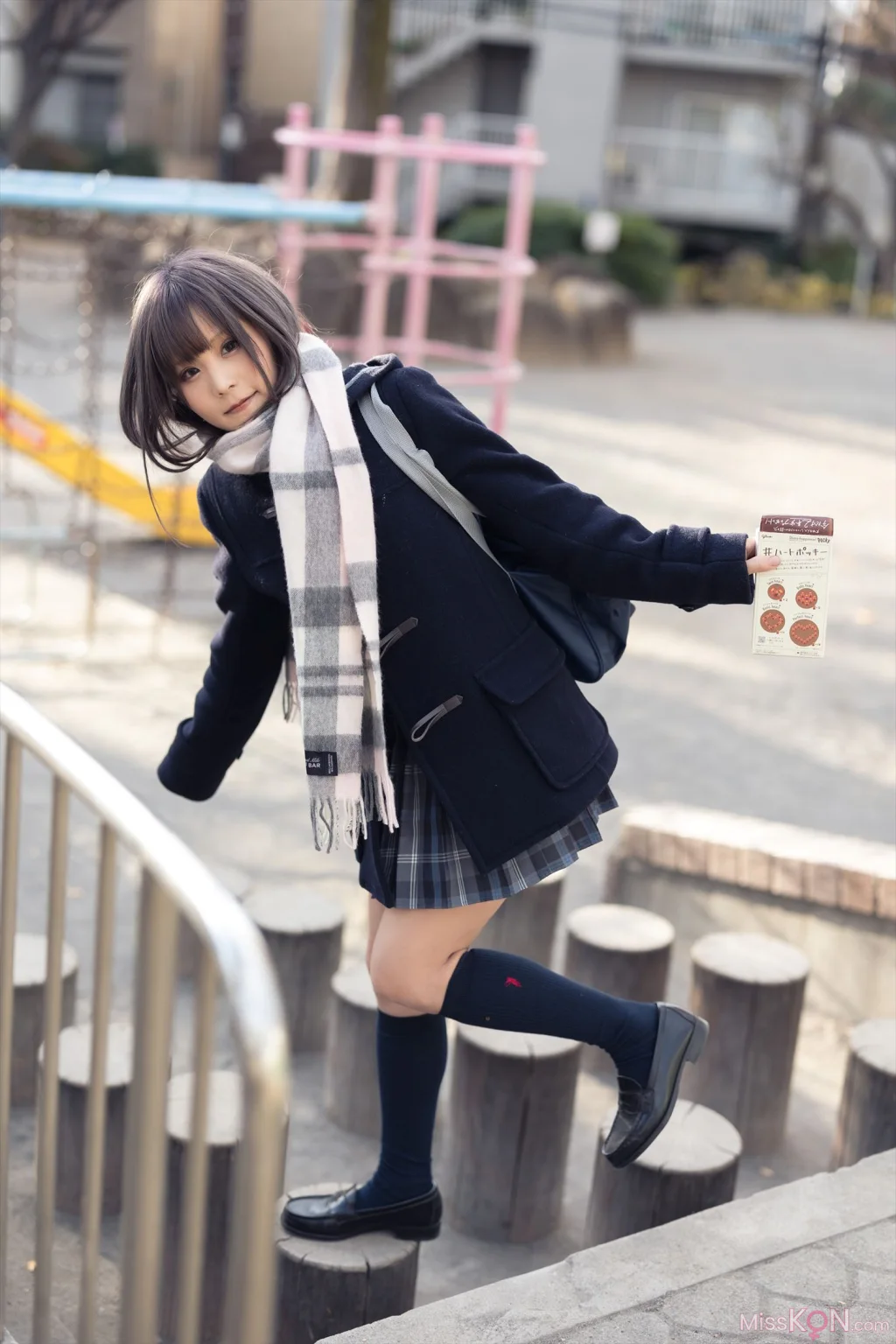 Coser@Kurumi (クルミ): 放課後制服デート☆冬 (577 photos)