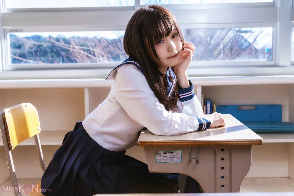 Coser@Kurumi (クルミ): 隣の席のタイツなあの子 (432 photos)
