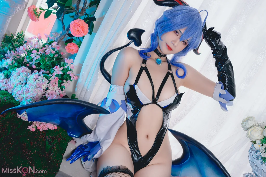 Coser@Pyon: Genshin Impact – 原神-甘雨 (44 photos + 2 videos)
