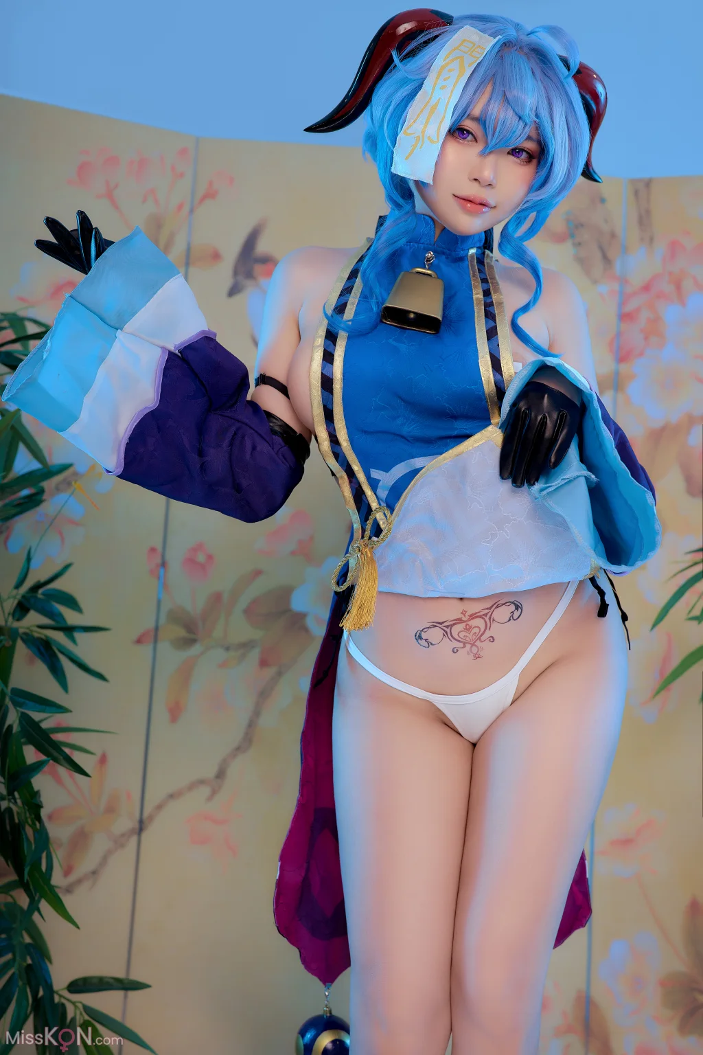 Coser@ZinieQ: Ganyu Jiangshi (39 photos)