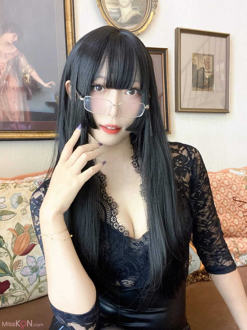 Coser@Money冷冷: 黑蕾丝 (48 photos) – Page 2
