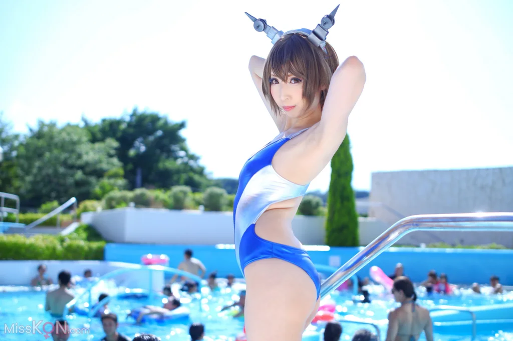 Coser@Reku Momoiro (桃色れく): 提督の水遊び! (151 photos) – Page 3