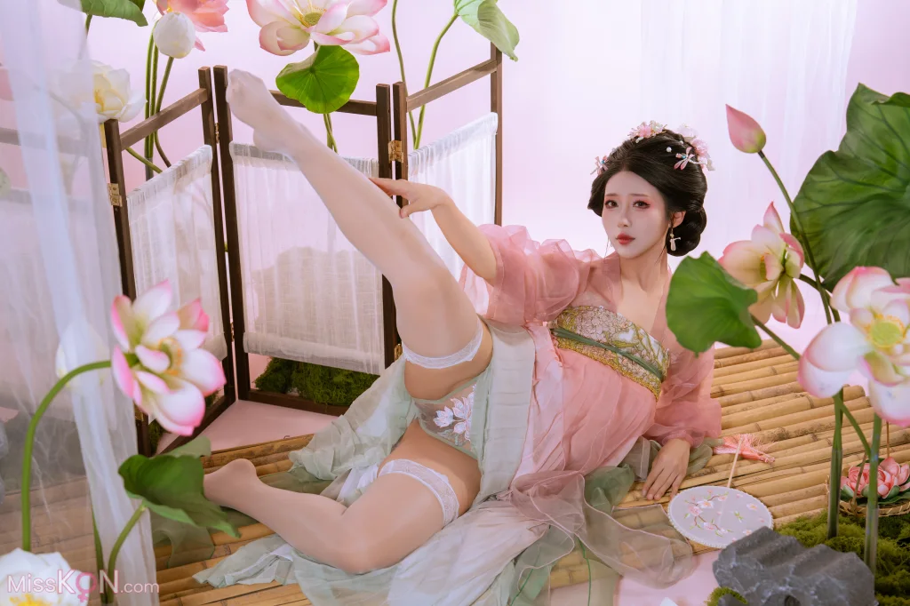Coser@云溪溪 (Yunx1x1) & 奶桃桃: 采莲 (90 photos) – Page 3