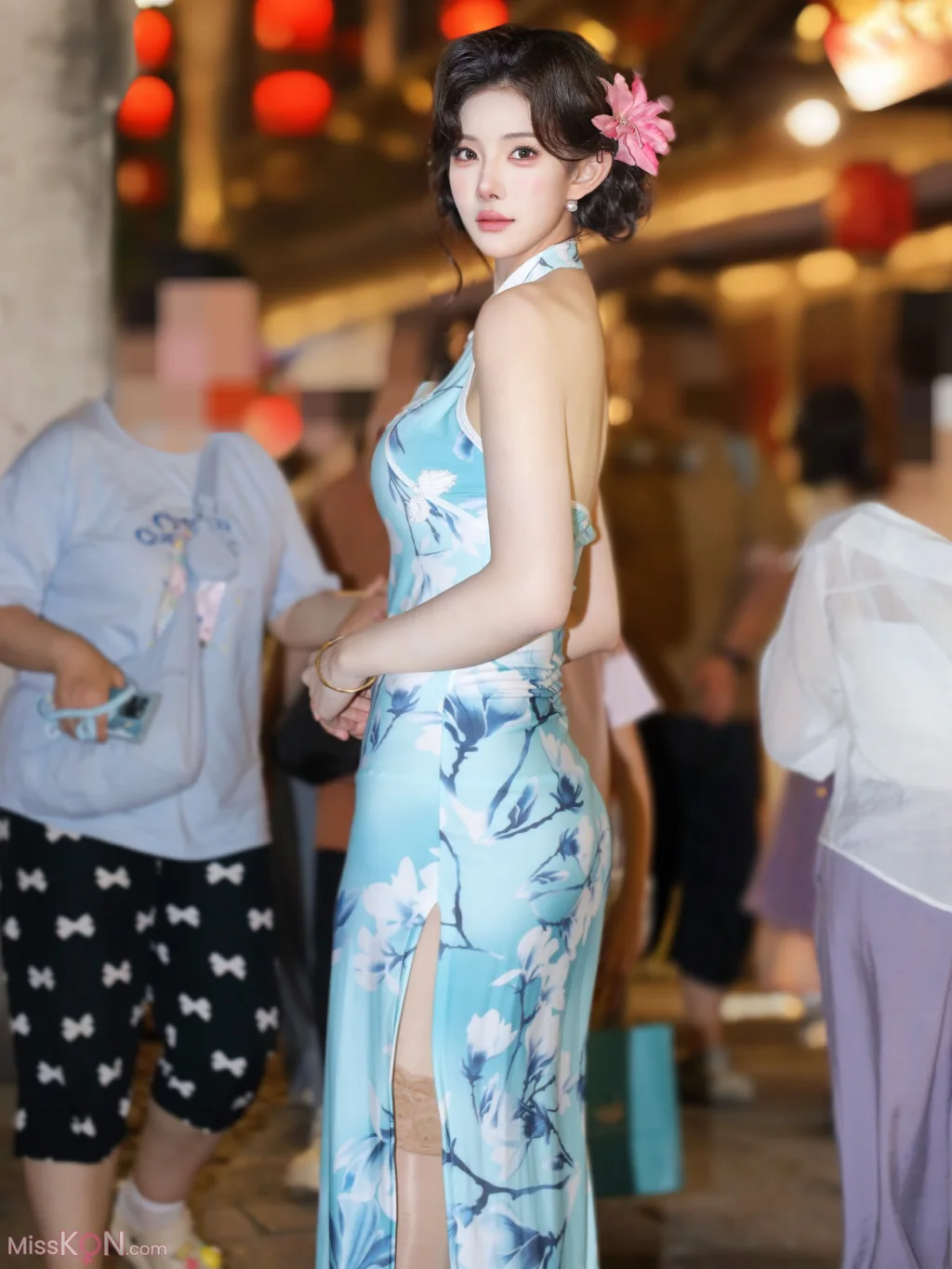 [XR Uncensored] 梨霜儿: R18 秀人网模特 性感旗袍肉丝 (118 photos) – Page 2