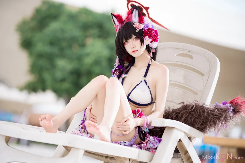 Coser@九柒喵: 蔚蓝档案 狐坂若藻 泳装 (23 photos) – Page 2