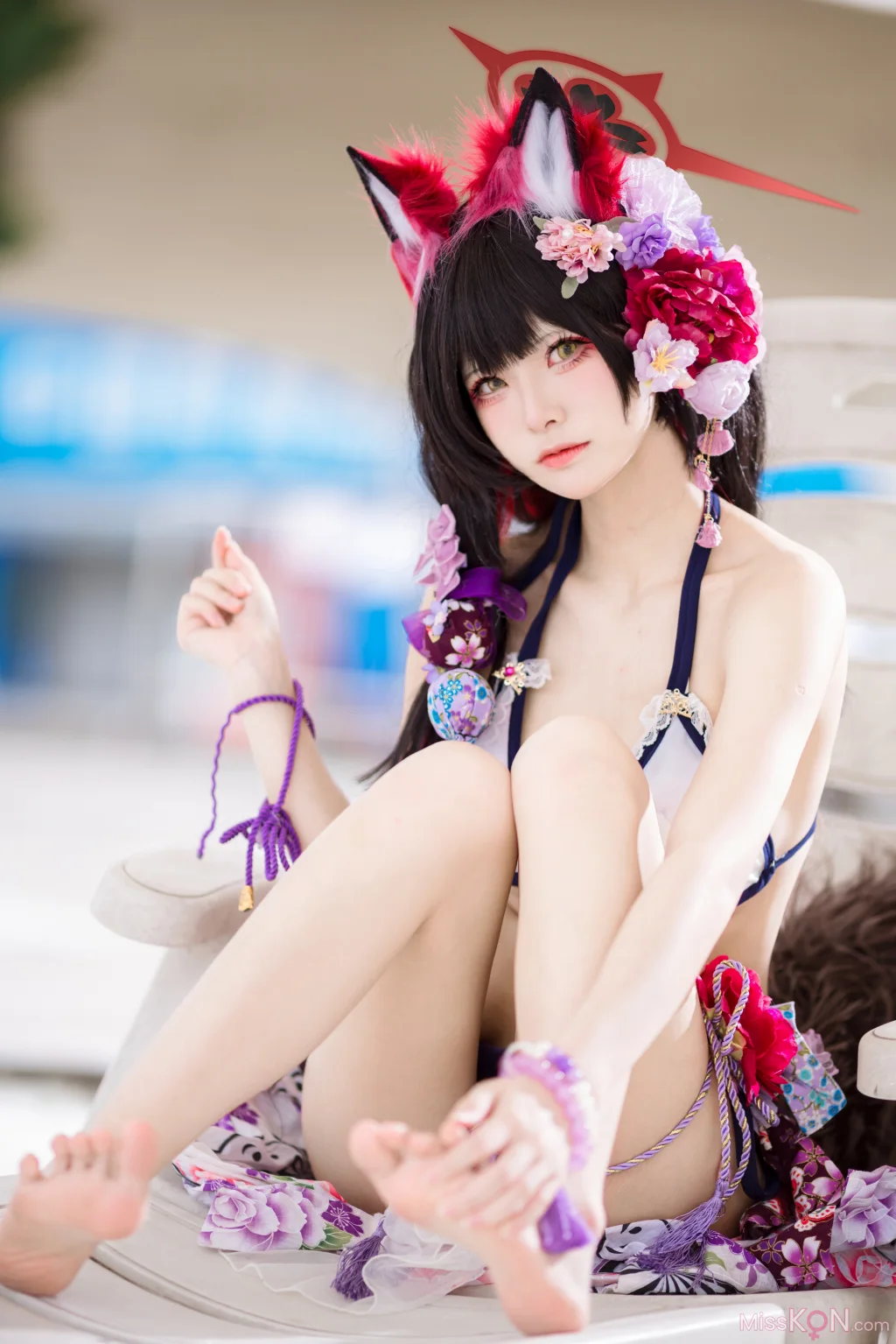 Coser@九柒喵: 蔚蓝档案 狐坂若藻 泳装 (23 photos) – Page 2