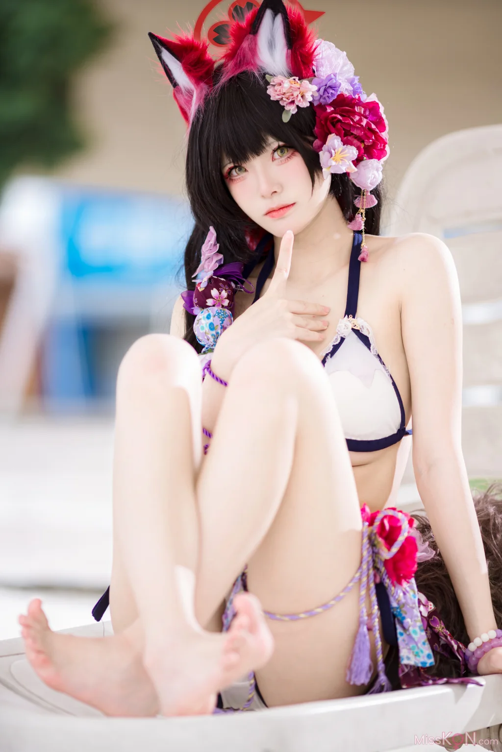 Coser@九柒喵: 蔚蓝档案 狐坂若藻 泳装 (23 photos) – Page 2