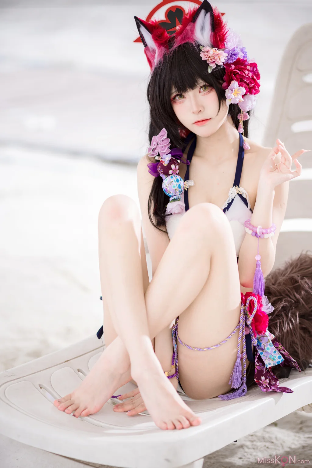 Coser@九柒喵: 蔚蓝档案 狐坂若藻 泳装 (23 photos) – Page 2