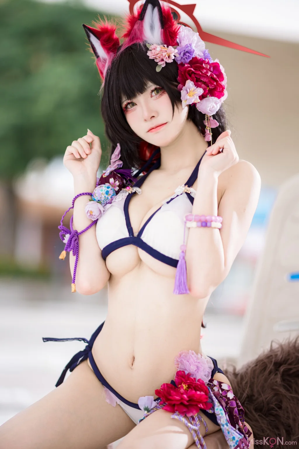 Coser@九柒喵: 蔚蓝档案 狐坂若藻 泳装 (23 photos) – Page 2