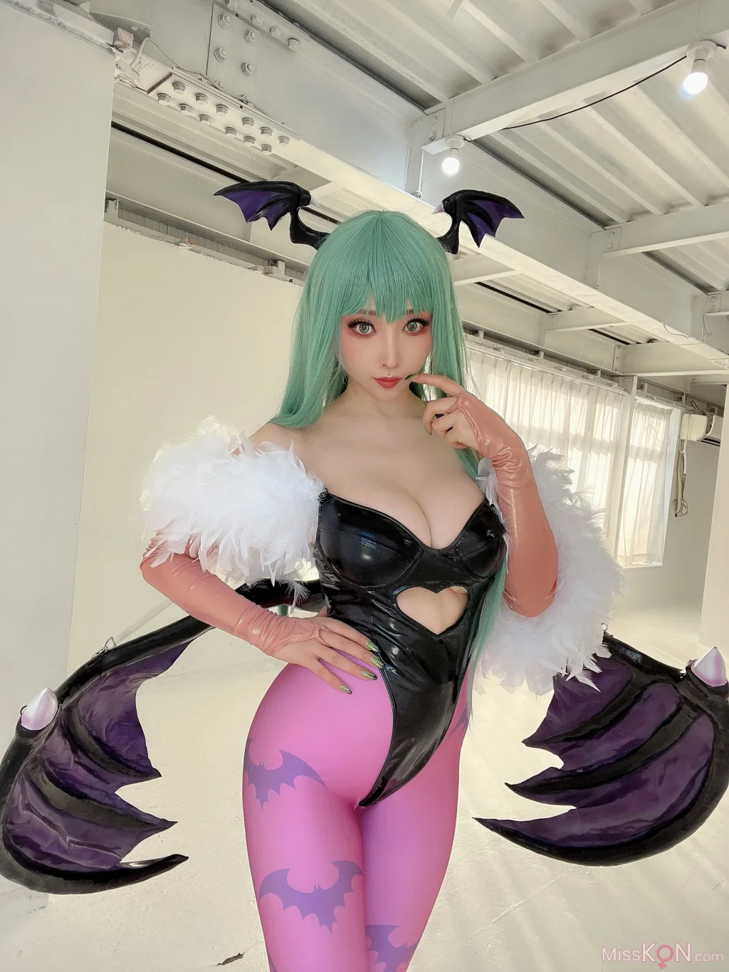 Coser@Reku Momoiro (桃色れく): ヴァンパイアモリガン (243 photos)