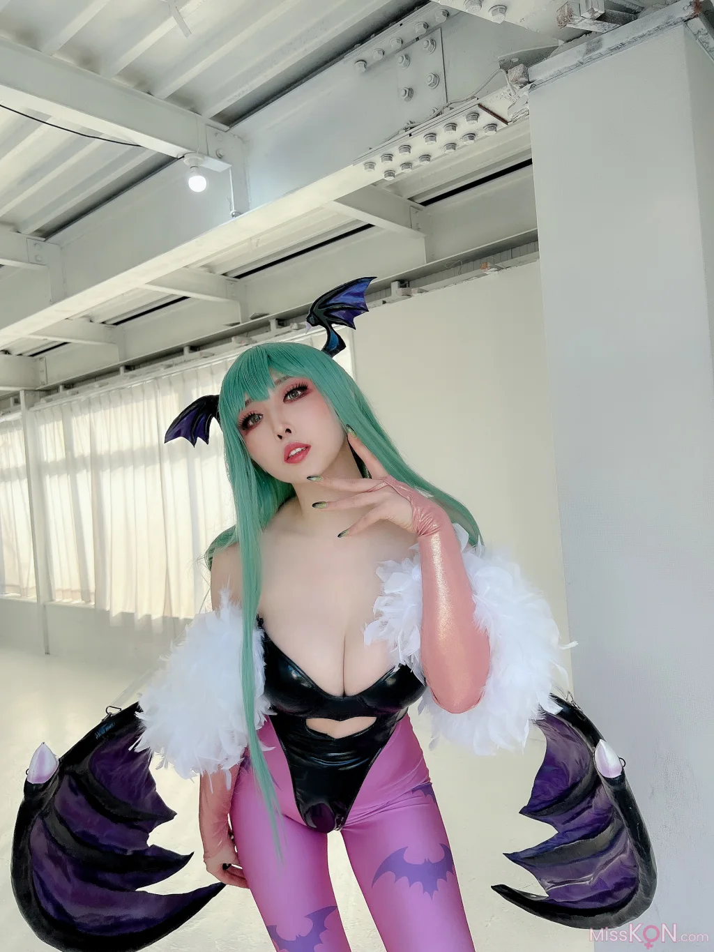 Coser@Reku Momoiro (桃色れく): ヴァンパイアモリガン (243 photos)