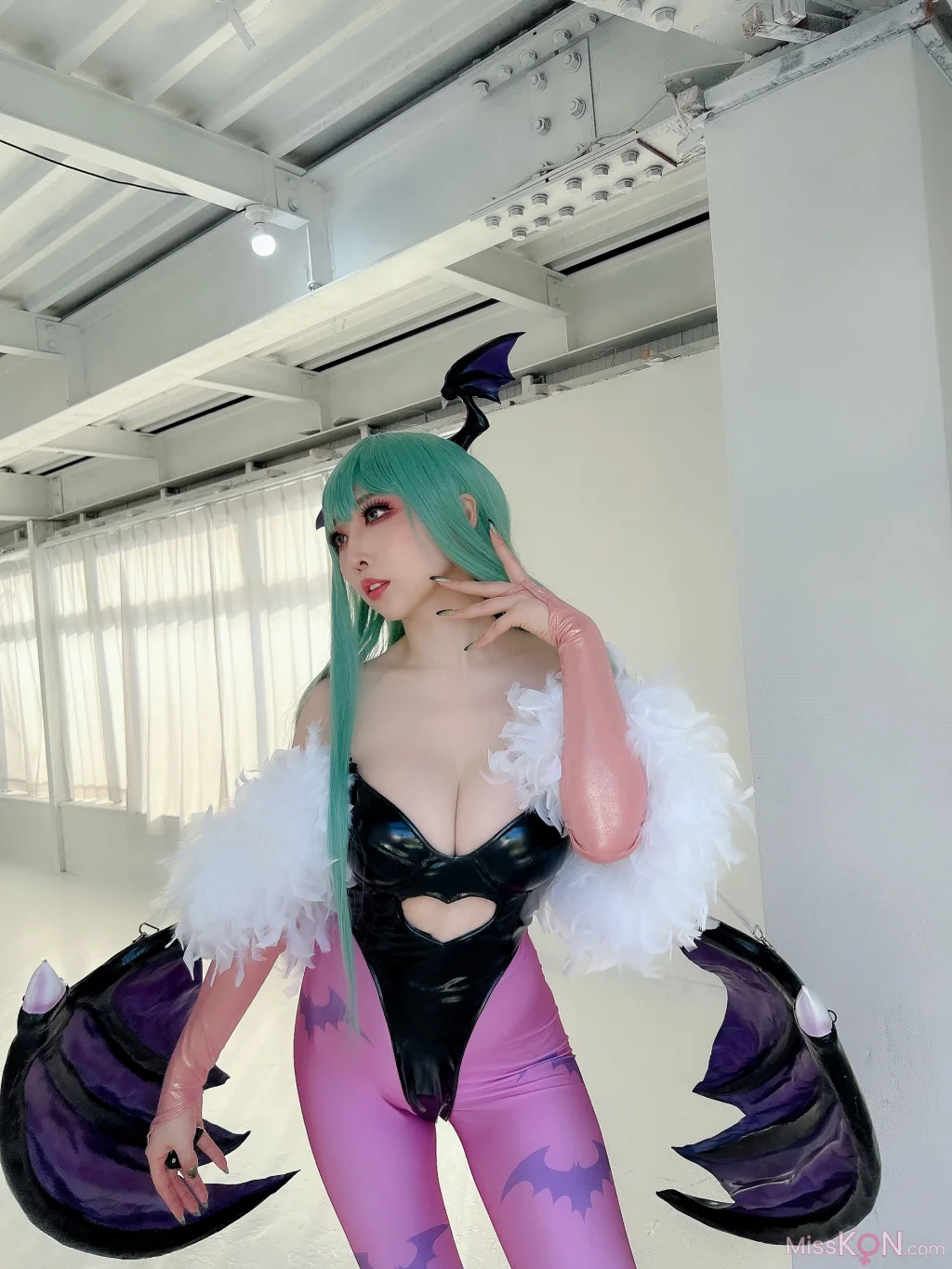 Coser@Reku Momoiro (桃色れく): ヴァンパイアモリガン (243 photos)