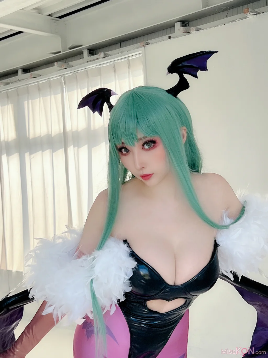 Coser@Reku Momoiro (桃色れく): ヴァンパイアモリガン (243 photos)