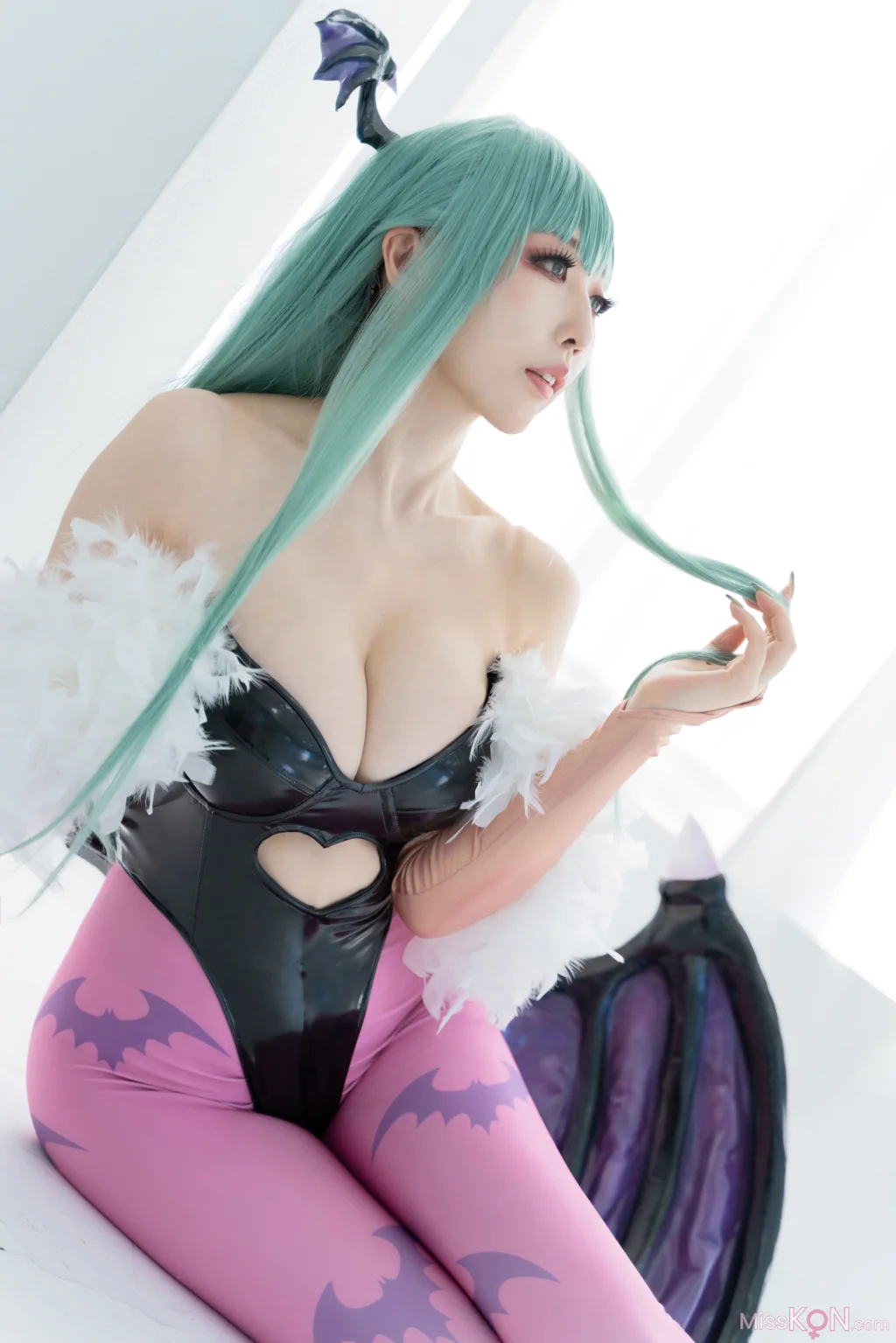 Coser@Reku Momoiro (桃色れく): ヴァンパイアモリガン (243 photos)
