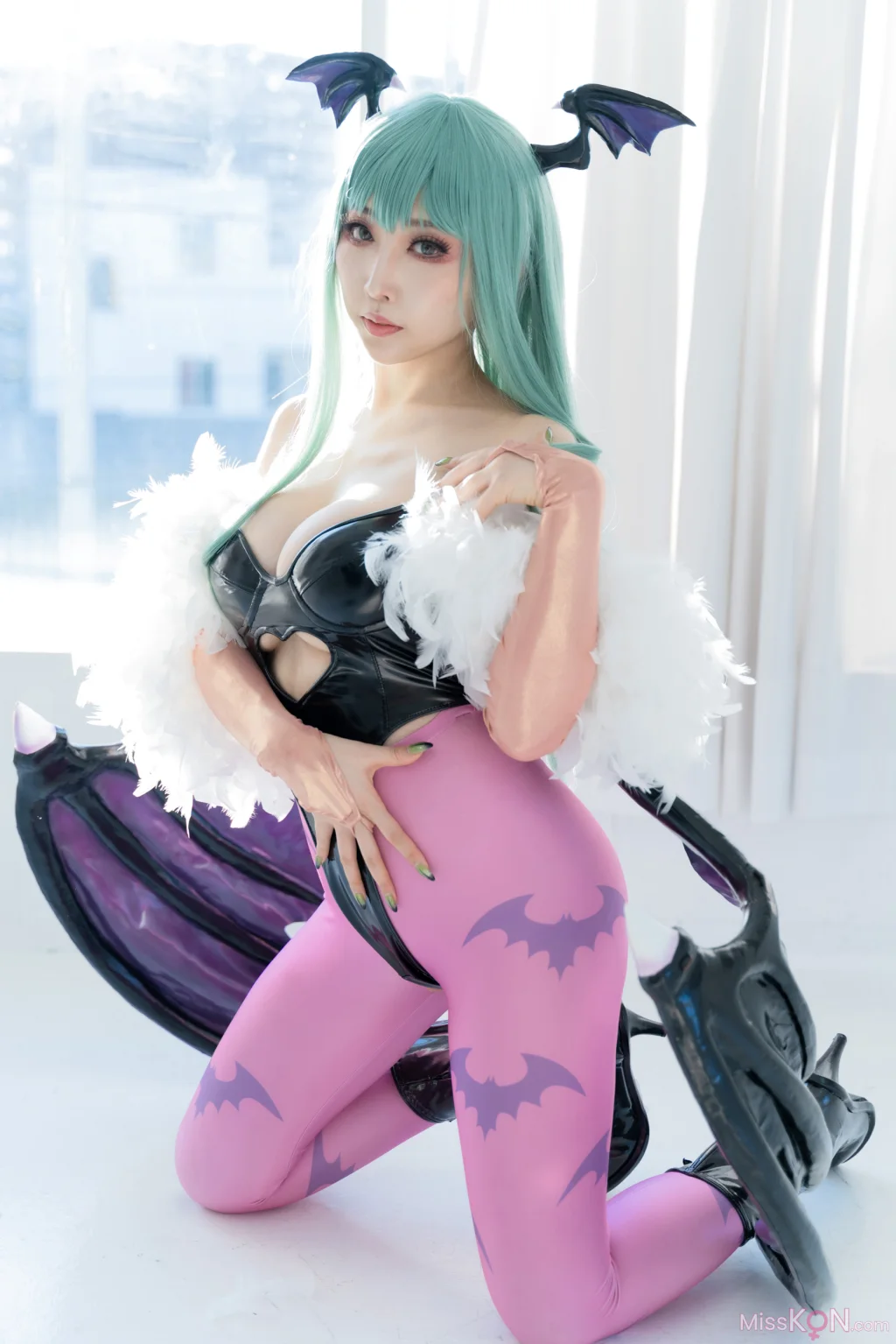 Coser@Reku Momoiro (桃色れく): ヴァンパイアモリガン (243 photos)