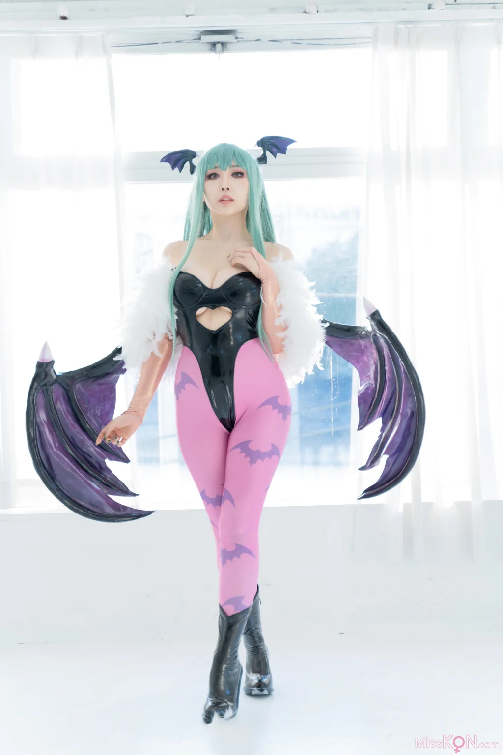 Coser@Reku Momoiro (桃色れく): ヴァンパイアモリガン (243 photos)