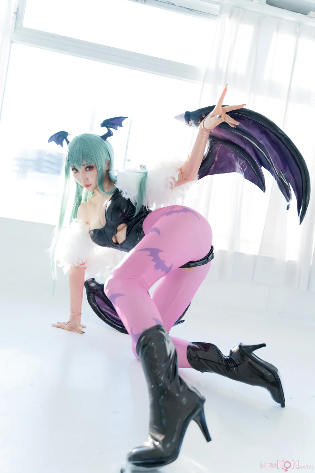 Coser@Reku Momoiro (桃色れく): ヴァンパイアモリガン (243 photos)