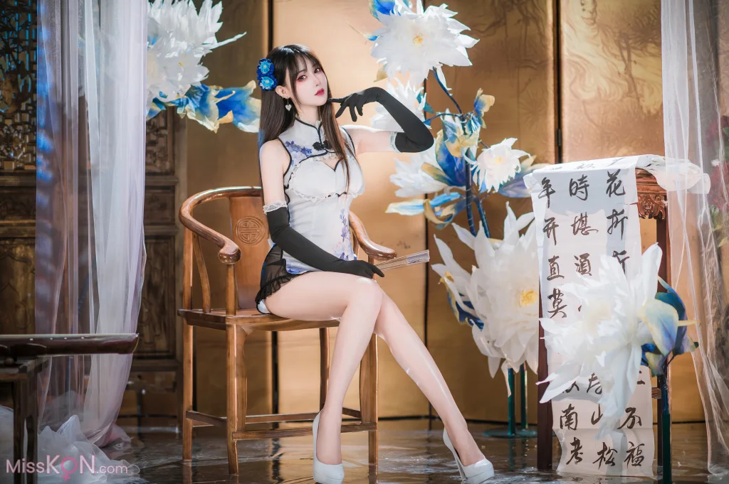 Coser@羽生三未: 艳娘幻梦谭 瓶儿 青花瓷旗袍 (25 photos) – Page 2