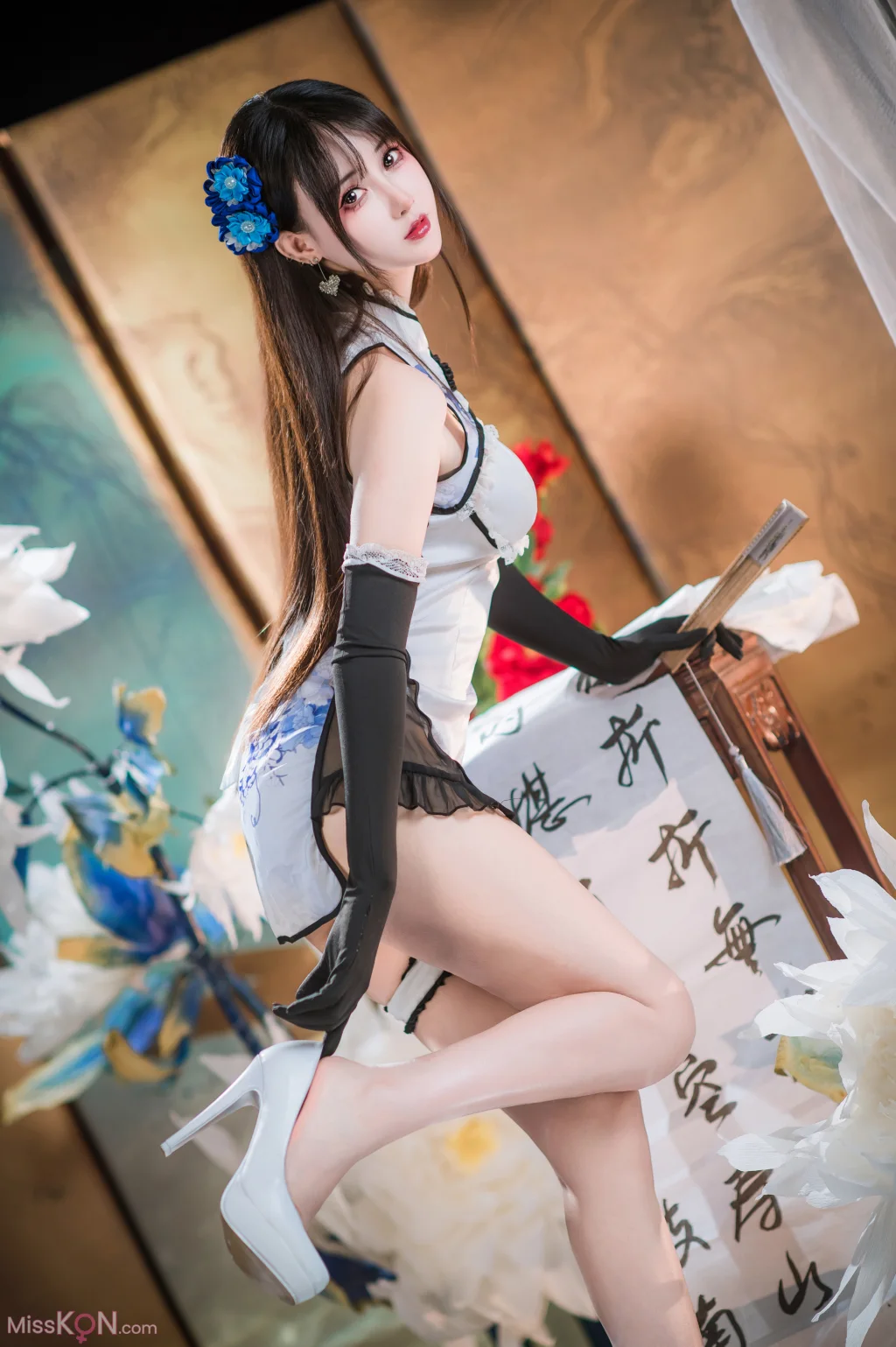 Coser@羽生三未: 艳娘幻梦谭 瓶儿 青花瓷旗袍 (25 photos) – Page 2