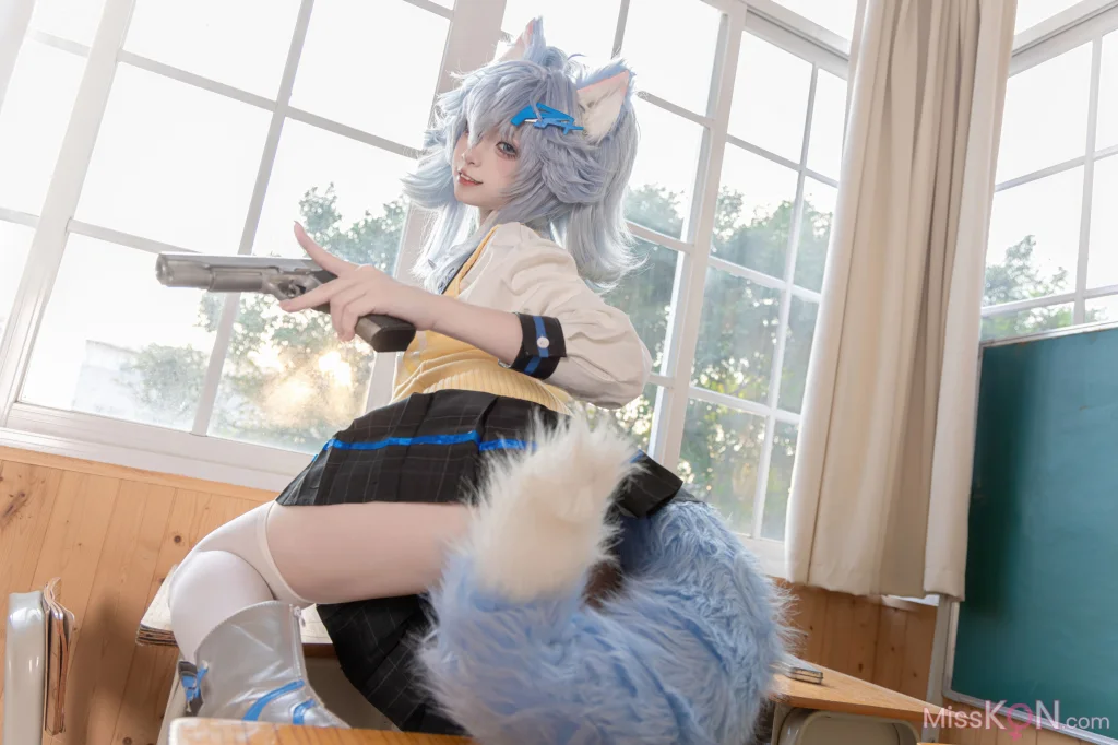 Coser@纸悦Etsu_ko: 少女前线 PA-15 高校心跳物语 (51 photos)