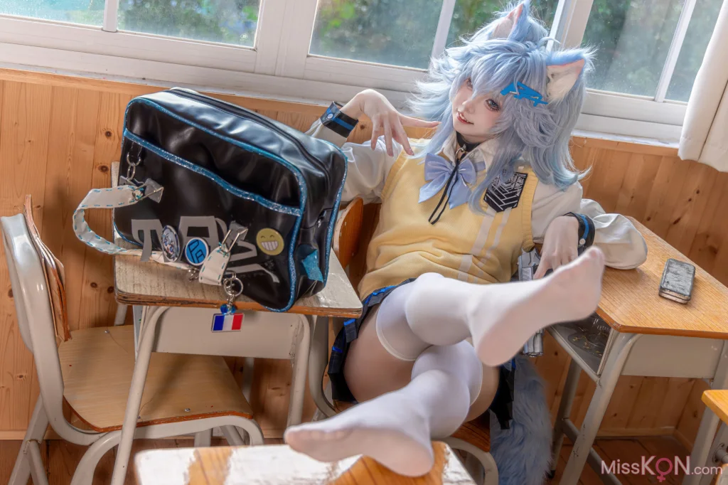 Coser@纸悦Etsu_ko: 少女前线 PA-15 高校心跳物语 (51 photos)