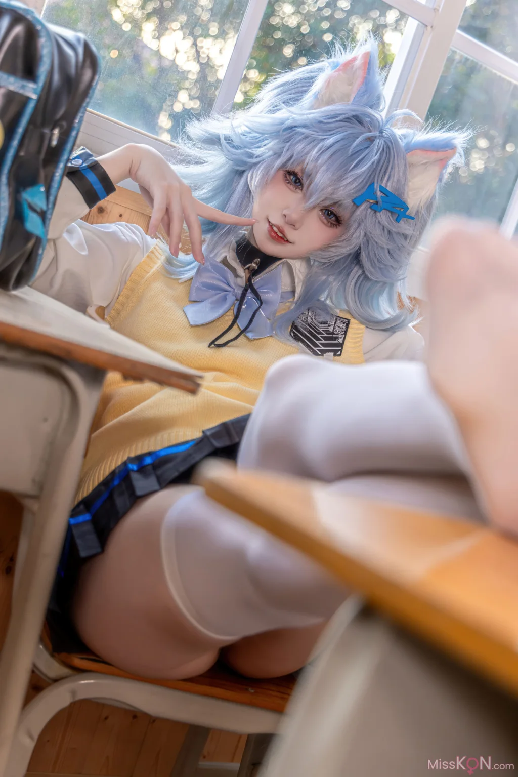 Coser@纸悦Etsu_ko: 少女前线 PA-15 高校心跳物语 (51 photos)