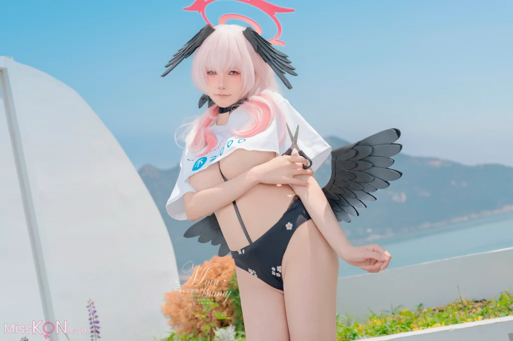 Coser@黏黏团子兔: 08月作品『下江小春 泳装』Honey (96 photos + 2 videos)