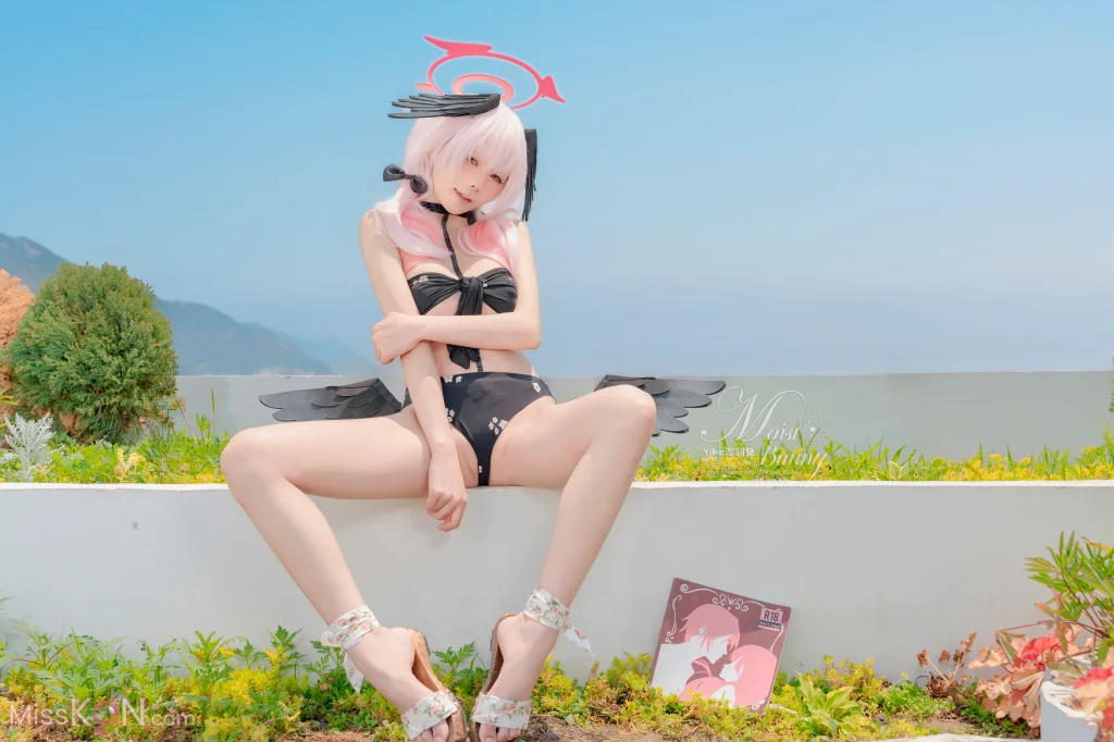 Coser@黏黏团子兔: 08月作品『下江小春 泳装』Honey (96 photos + 2 videos)