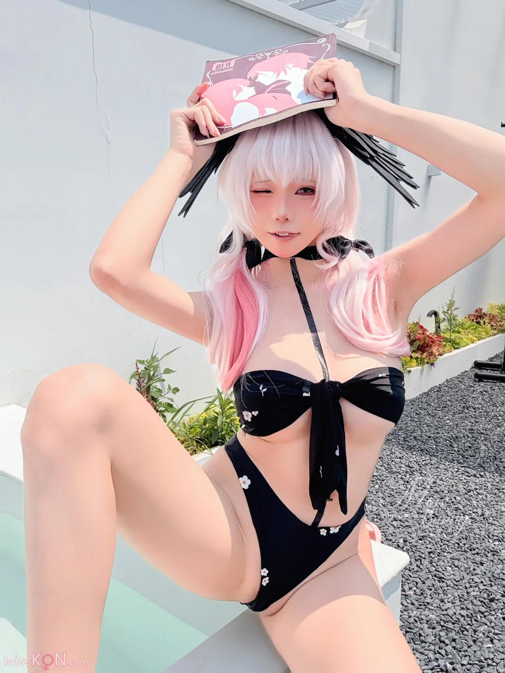Coser@黏黏团子兔: 08月作品『下江小春 泳装』Honey (96 photos + 2 videos) – Page 3